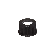 WHEATON® Polypropylene Open Top Screw Cap, 15-425, Black, Case of 1000