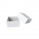 Crystal Industries SB3C White 3" Cardboard Box
