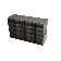 Crystal Industries UFM-3515 Rack for 50-Cell 1.5ml Microtube Storage Boxes, 3x5x2 configuration