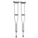 NovaPlus® Crutch Axillary, Push Button, Adjustable, Aluminum, Youth, 54-62", 300 lb Weight Capacity, 8 pr/cs (For Sale to Authorized NovaPlus Customers Only) (Continental US Only)