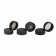 WHEATON® Black Phenolic Screw Cap, PTFE-Faced Rubber Liner, 13-425, Case of 250