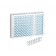 96W C8 Single-break MICROLON® 600 Strip Plate, PS, High Binding, 1x8 Break-Apart C-Bottom (Flat w/curved edge) Strips, Clear Wells w/Blue Rim