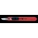 Cincinnati Surgical Company 05S10 Safety Scalpels, Stainless Steel, Red Handle, Size 10, Disposable, Sterile, 25/bx (DROP SHIP ONLY)