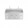 Blickman Industries 1339882W00 Lodi Scrub Sink, (2) Place, Wall Mounted, Knee Action Control, Soap Dispenser, Infrared Water Control (DROP SHIP ONLY)