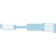 Medical ID Solutions 426C Wristband Set, 3-Part, Mother-Baby Set, Insert, Custom Printed, Blue, 100/bx