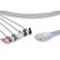 Cables and Sensors LQ5-90P0 ECG Leadwire, 5 Leads Pinch/Grabber (Grouped), GE Healthcare > Marquette Compatible w/ OEM: 414556-002, 414556-005, E9002ZW, E9003CJ, LDW-05BW-29AM-0000, LDW-05BW-51AM-0000, 412681-001, LDW-05BW-MXAM-0000 (DROP SHIP ONLY) (Frei
