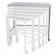 Blickman Industries 0137822000 Nested Table 48"W x 42"H x 24"D (DROP SHIP ONLY)