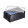 Rack with 96 natural-capped 1000µl Cryo.s, Datamatrix barcode (generic 2D sequence), sterile