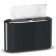 Essity Professional Hygiene North America, LLC 302028 Countertop Dispenser, Hand Towel, Multifold, Universal, Plastic, Black, 7.9" x 12.7" x 4.6" (136 cs/plt)