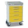 Detecto RC33669YEL Detecto Rescue Series Isolation Medical Cart, 5 Yellow Drawers (DROP SHIP ONLY)