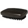 New World Imports CLUB Block Handle Hairbrush (Military Style), Black, Nylon Bristles, 12/bx, 24bx/cs