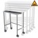 Blickman Industries 0197827100 Nested Instrument Table 28"W x 32"H x 14"D On Casters MRI Safe (DROP SHIP ONLY)