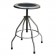 Blickman Industries 1027745000 Clifton Revolving Stool, 15" Diameter, Stainless Steel Seat, (4) Leg, Crutch Tips (DROP SHIP ONLY)
