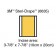 3M Health Care 6635 Incise Drape, Overall 5 7/8" x 7 7/8", Incise: 3 7/8" x 7 7/8", 10/bx, 4 bx/cs (Continental US+HI Only)