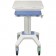 TouchPoint Medical, Inc. TPM-Q-17543-REV2 WorkFlo Cart, Laptop, Non-Powered, Manual Lift, 8 ft Coiled Power Cord (NEMA 5-15P) (DROP SHIP ONLY)