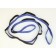 Therapeutic Dimensions, Inc. RM-SS Stretching Aid, 5 ft 7" Long, Blue Webbing with Black Elastic Stretch Strap, Clear Poly Ziplock Bag (091157)