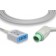 Cables and Sensors TQ-23190 ECG Trunk Cable, 3 Leads, GE Healthcare > Corometrics Compatible w/ OEM: 1554AAO, KCD033 (DROP SHIP ONLY) (Freight Terms are Prepaid & Added to Invoice - Contact Vendor for Specifics)