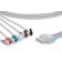 Cables and Sensors LM5-90P0 ECG Leadwire, 5 Leads Pinch/Grabber, Draeger Compatible w/ OEM: 5956359, MP03414, CMO-07FT-5NAB (DROP SHIP ONLY) (Freight Terms are Prepaid & Added to Invoice - Contact Vendor for Specifics)