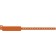 Medical ID Solutions 205C Wristband, Adult, Write-On Vinyl, Custom Printed, Orange, 500/bx