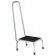 Blickman Industries 1011251000 Step Stool 1251, Chrome w/Handrail (DROP SHIP ONLY)