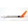 Exel Corporation 27044 Safety Syringe (1 mL) w/ Safety Needle (25G x 5/8"), 50/bx, 6 bx/cs