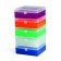 Bel-Art Polypropylene Cryobox, 10x10 Layout, Holds 0.5, 1.5, and 2.0 mL Tubes and Vials, Purple
