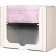 Bowman Manufacturing Company, Inc. FP-120 Face Mask Dispenser, Shield Style, Holds One Box of Shield Style Face Masks, Two Sets of Keyholes For Dual Position Wall Mounting, Clear PETG Plastic, 9 3/16"W x 7½"H x 4 3/16"D (Made in USA)