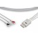 Cables and Sensors LDT3-90S0 ECG Leadwire, 3 Leads Snap, Mindray > Datascope Compatible w/ OEM: 0012-00-1503-04, 0012-00-1503-05, 0012-00-1503-06, LW-2910S29/3A (DROP SHIP ONLY) (Freight Terms are Prepaid & Added to Invoice - Contact Vendor for Specifics)