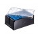 Rack with 96 blue-capped 1000µl Cryo.s, Datamatrix barcode (generic 2D sequence)