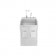 Blickman Industries 1339881PED Lodi Scrub Sink, (1) Place, Pedestal Mounted, Knee Action Control, Soap Dispenser, Infrared Water Control, Eyewash, Digital Timer (DROP SHIP ONLY)