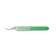 Myco Medical RCRSS15 Scalpel, Retractable Sheath, with Technocut Premium Blade #15, Sterile, 10/bx