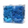 Bowman Manufacturing Company, Inc. BP-022 Bulk Dispenser, Double Bin, Holds a Variety of Protective Apparel in Bulk, Dual Compartments with Hinged Lid, Openings at Front Bottom, Keyholes For Wall Mounting, Clear PETG Plastic, 12¼"W x 11 1/8"H x 5¾"D (Made