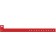 Medical ID Solutions 3304C Wristband, Adult/ Pediatric, L Shape Tri-Laminate, Custom Printed, Red, 500/bx