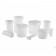 Qorpak PLC-10048 Hinged Vet Vial, Natural, 13 mL, Polypropylene,  No Cap, 21 x 95 mm (Case of 500 )