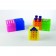 Heathrow Scientific Cube Rack, Holds 0.5, 1.5, 15 and 50 mL Tubes, Assorted Colors