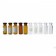 Qorpak 243635 Interlocked Vial, Amber, 100 µL, Borosilicate Glass,  No Cap, 12 x 32 mm (Case of 100 )