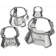Being 100ml Orbital Shaker Flask/Beaker Clamp