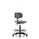 PHBCH-RG-T0-A0-CF-RC ECom Polyurethane Office Chair for High Bench Height, Chrome Foot Ring, Casters, No Seat Tilt, No Arms