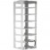 Argos Technologies Chest Freezer Vertical Rack for 2" Cryoboxes, Holds 7 Boxes, Stainless Steel (1 Rack)