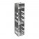 Argos Technologies Aluminum Vertical Racks for Chest & Nitrogen Tanks for 3" Cryoboxes, Holds 9 Boxes, Aluminum (1 Rack)