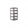Argos Technologies Chest Freezer Vertical Rack for Matrix Boxes, Holds 4 Boxes, Stainless Steel (1 Rack)