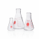 KIMBLE® 26500R-500 KIMAX® Colorware Erlenmeyer Flask, Red, 500 mL