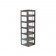 Argos Technologies Mini Vertical Rack for 3" Cryoboxes, Holds 6 Boxes, Stainless Steel (1 Rack)