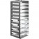 Argos Technologies Mini Spring Clip Rack for 2" Cryoboxes, Holds 9 Boxes, Stainless Steel (1 Rack)