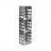 Argos Technologies Chest Freezer Aluminum Mini Vertical Rack for 2" Mini Cryoboxes, Holds Boxes, Aluminum (1 Rack)