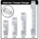 MTC Bio V4802 Internally Threaded Cryogenic Vials 