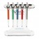 1050-0999VistaLab MLA D-Tipper Core Pipette Kit ,Single Channel 10 µL,50 µL,100 µL,200 µL,1000 µL Manual Fixed Volume  Set of 5 Pink