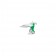 1060-0125VistaLab Ovation E12 Air Displacement ,12 Channel 2 - 125 µL Electronic Volume  Set of 1 Lime Green