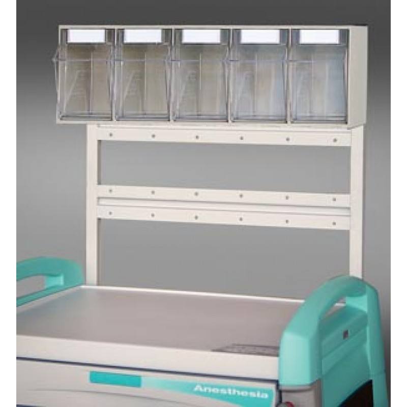 Capsa Healthcare 12087 Ancillary Tilt Front Bin - 5 Bin Unit (DROP SHIP ONLY)