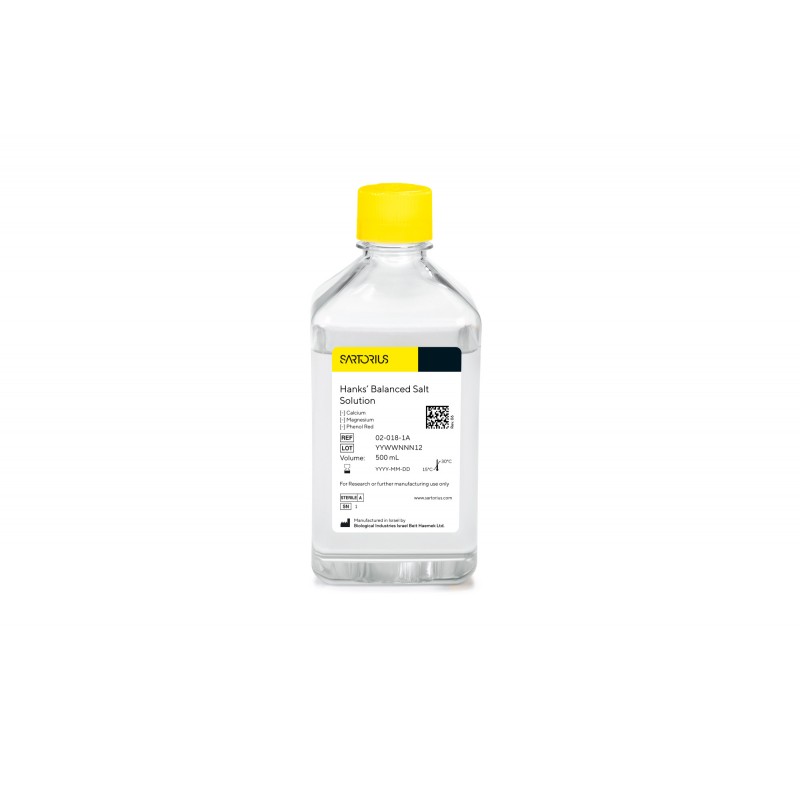 HBSS w/o CA & MG w/o Phenol Red 500ml